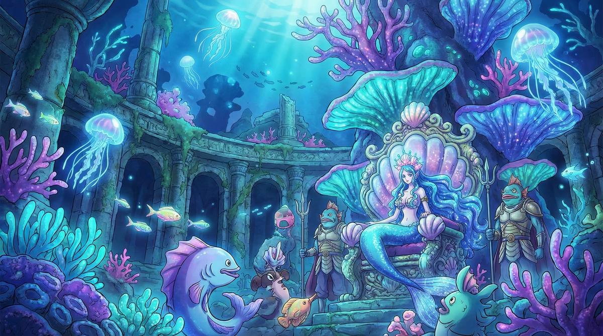 动漫-海神岛秘境深海冒险